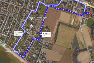 Superbe appartement de 3.5 pièces au 2ème étage d'un immeuble à 10 minutes à pieds du bord du lac.